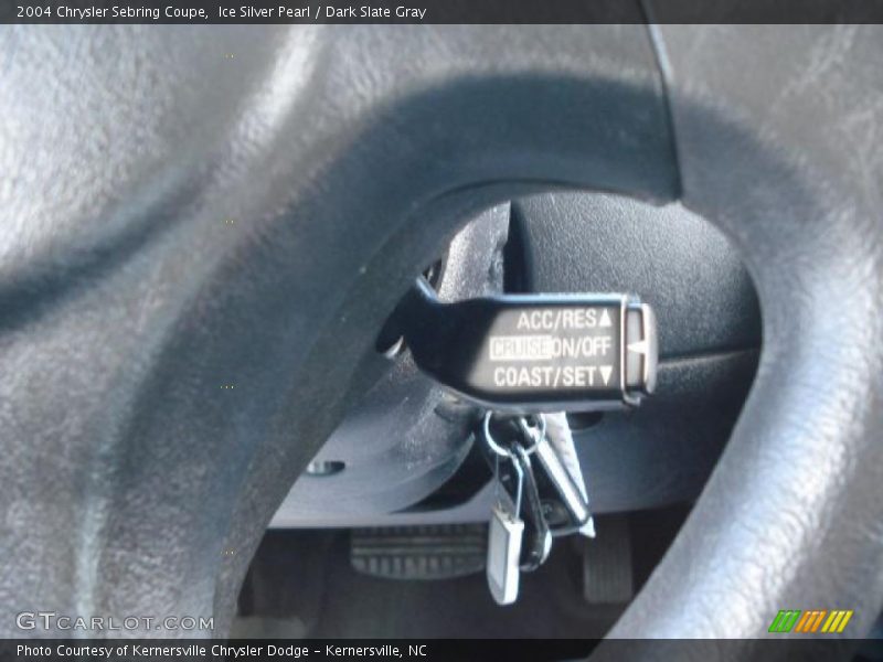 Ice Silver Pearl / Dark Slate Gray 2004 Chrysler Sebring Coupe
