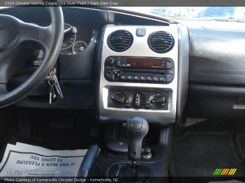 Ice Silver Pearl / Dark Slate Gray 2004 Chrysler Sebring Coupe