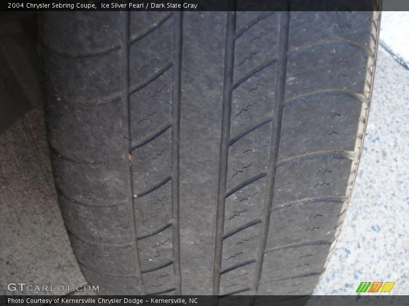 Ice Silver Pearl / Dark Slate Gray 2004 Chrysler Sebring Coupe
