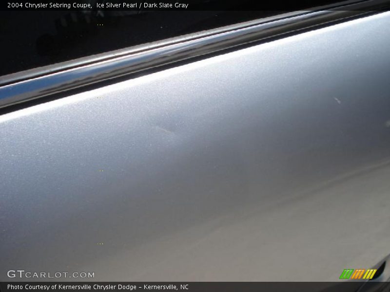 Ice Silver Pearl / Dark Slate Gray 2004 Chrysler Sebring Coupe