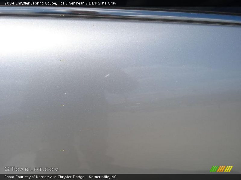 Ice Silver Pearl / Dark Slate Gray 2004 Chrysler Sebring Coupe