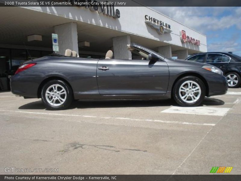 Magnetic Gray Metallic / Ivory 2008 Toyota Solara SE V6 Convertible