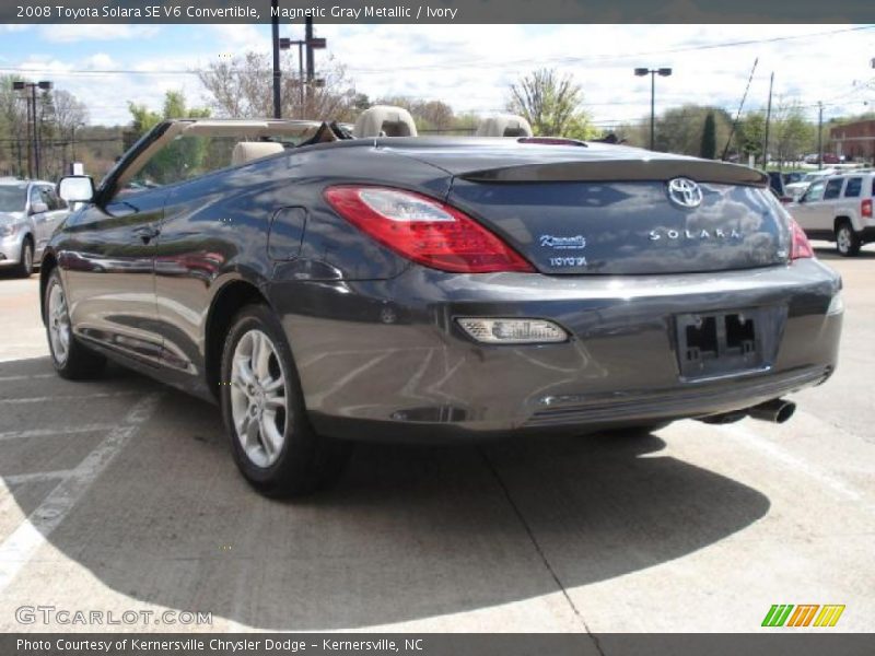 Magnetic Gray Metallic / Ivory 2008 Toyota Solara SE V6 Convertible