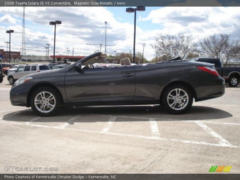 Magnetic Gray Metallic / Ivory 2008 Toyota Solara SE V6 Convertible