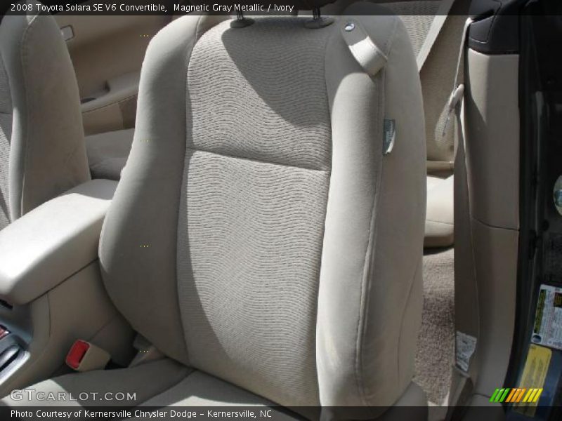 Magnetic Gray Metallic / Ivory 2008 Toyota Solara SE V6 Convertible