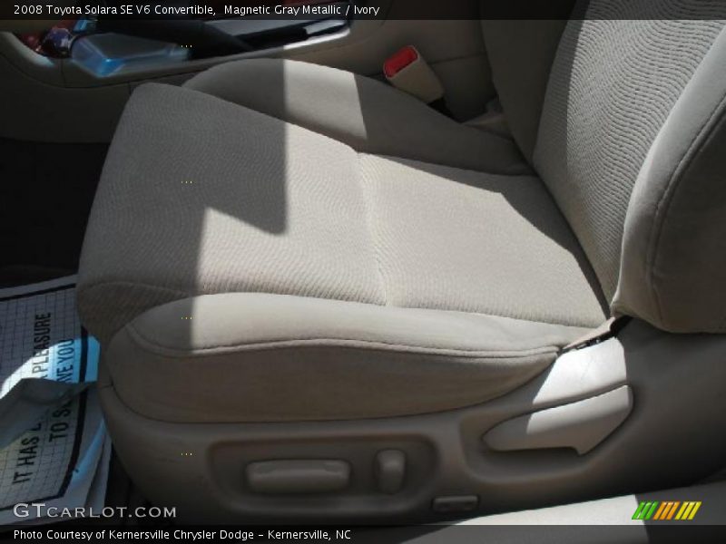 Magnetic Gray Metallic / Ivory 2008 Toyota Solara SE V6 Convertible