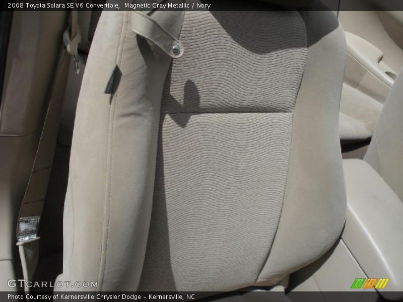 Magnetic Gray Metallic / Ivory 2008 Toyota Solara SE V6 Convertible