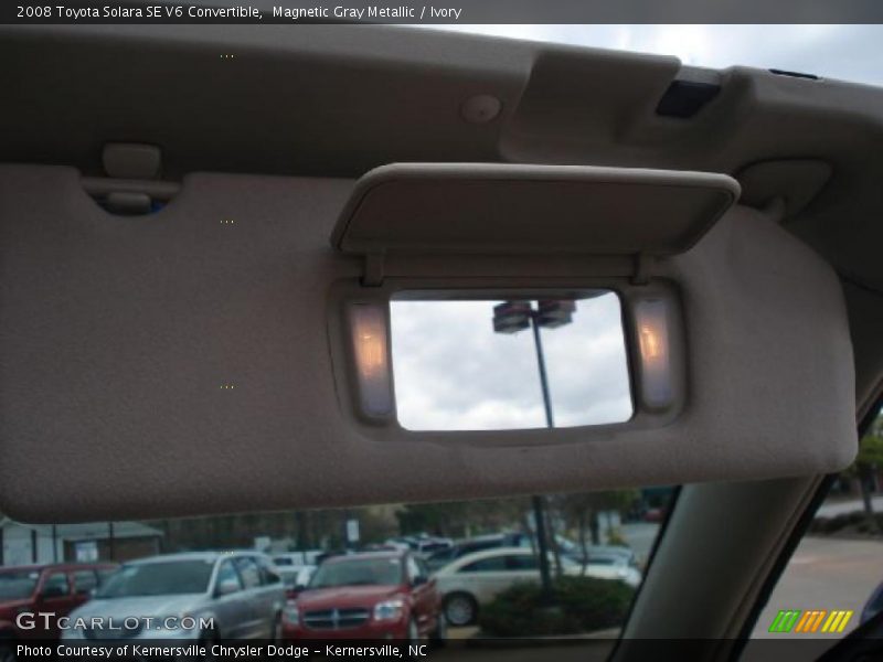 Magnetic Gray Metallic / Ivory 2008 Toyota Solara SE V6 Convertible