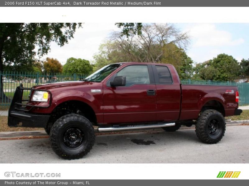  2006 F150 XLT SuperCab 4x4 Dark Toreador Red Metallic