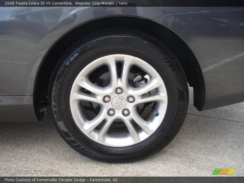 Magnetic Gray Metallic / Ivory 2008 Toyota Solara SE V6 Convertible