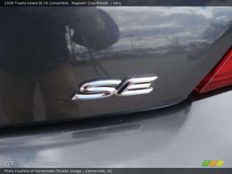 Magnetic Gray Metallic / Ivory 2008 Toyota Solara SE V6 Convertible