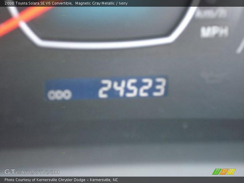 Magnetic Gray Metallic / Ivory 2008 Toyota Solara SE V6 Convertible