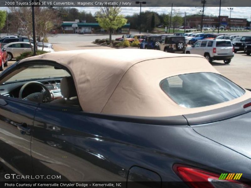 Magnetic Gray Metallic / Ivory 2008 Toyota Solara SE V6 Convertible