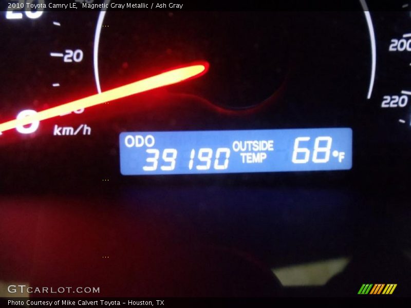 Magnetic Gray Metallic / Ash Gray 2010 Toyota Camry LE