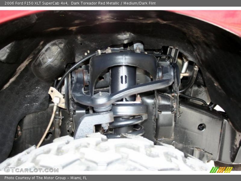 Dark Toreador Red Metallic / Medium/Dark Flint 2006 Ford F150 XLT SuperCab 4x4