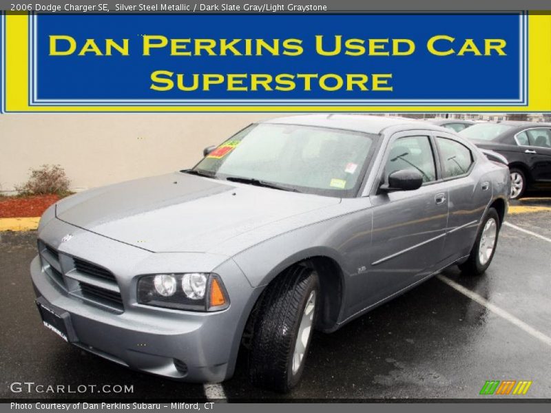 Silver Steel Metallic / Dark Slate Gray/Light Graystone 2006 Dodge Charger SE