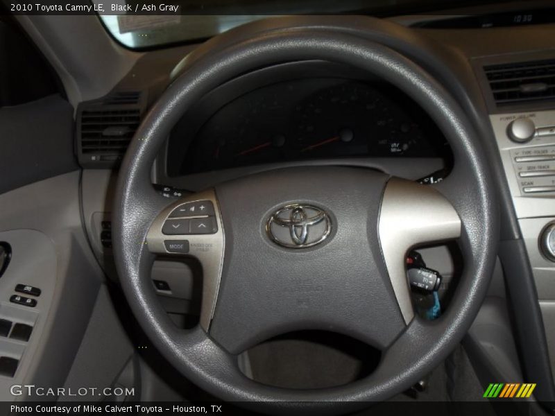 Black / Ash Gray 2010 Toyota Camry LE