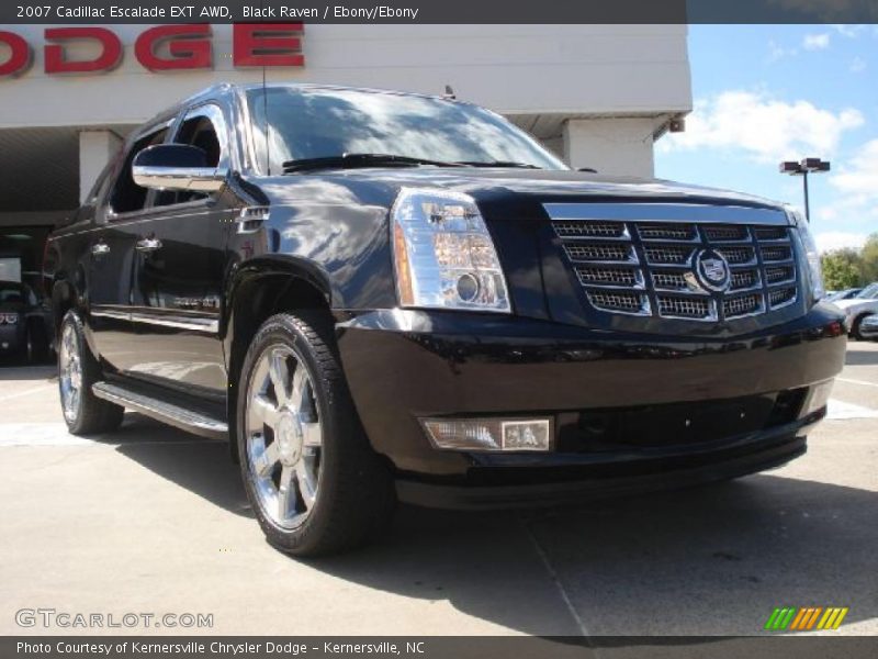 Black Raven / Ebony/Ebony 2007 Cadillac Escalade EXT AWD