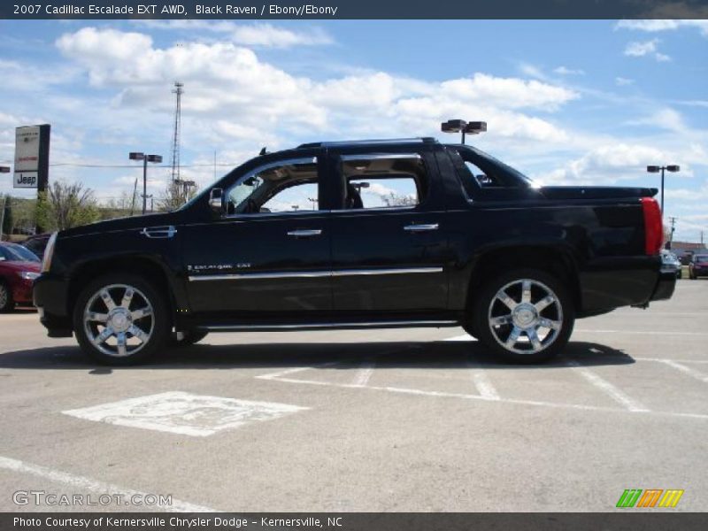 Black Raven / Ebony/Ebony 2007 Cadillac Escalade EXT AWD
