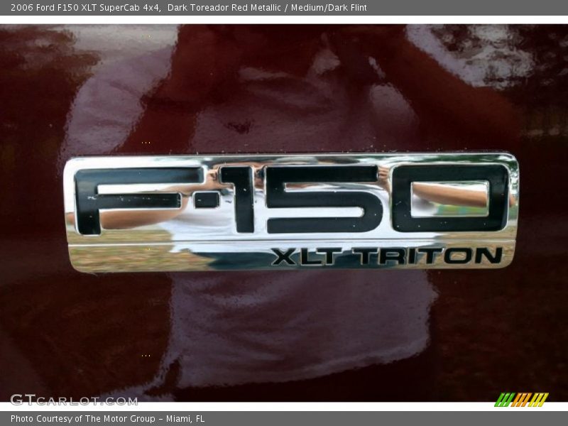 Dark Toreador Red Metallic / Medium/Dark Flint 2006 Ford F150 XLT SuperCab 4x4