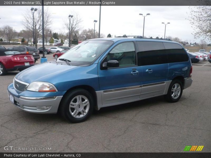 Light Sapphire Blue Metallic / Medium Graphite 2003 Ford Windstar SEL