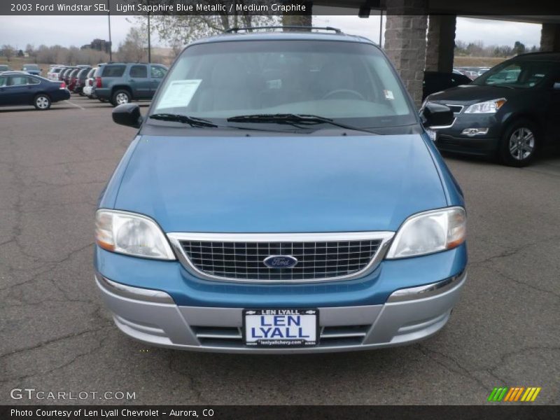 Light Sapphire Blue Metallic / Medium Graphite 2003 Ford Windstar SEL