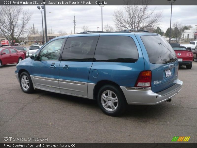 Light Sapphire Blue Metallic / Medium Graphite 2003 Ford Windstar SEL