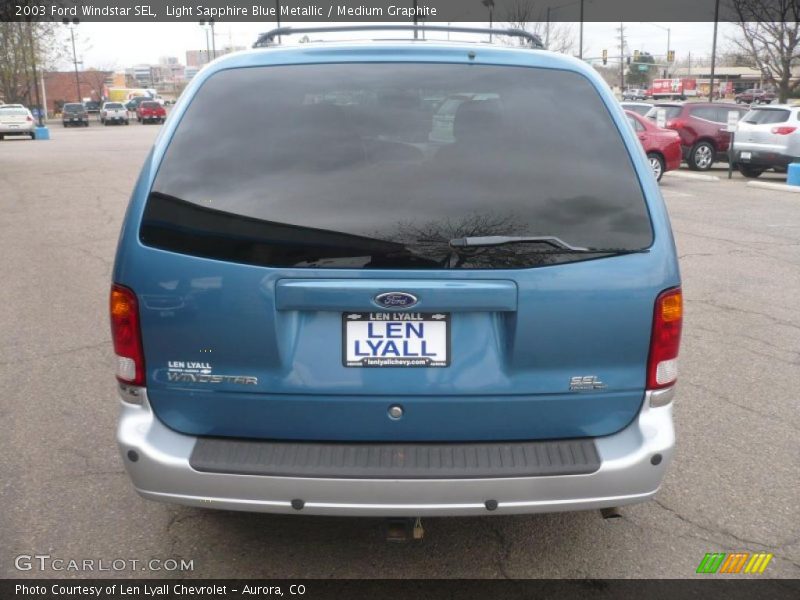 Light Sapphire Blue Metallic / Medium Graphite 2003 Ford Windstar SEL