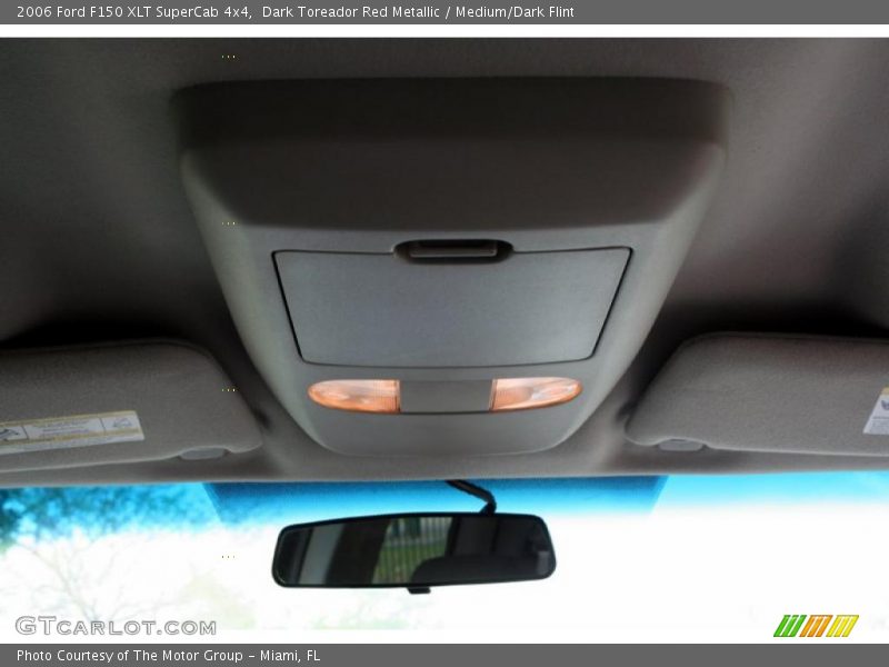 Dark Toreador Red Metallic / Medium/Dark Flint 2006 Ford F150 XLT SuperCab 4x4