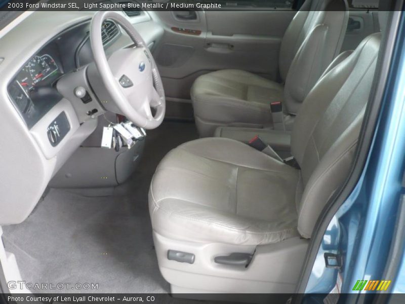 Light Sapphire Blue Metallic / Medium Graphite 2003 Ford Windstar SEL