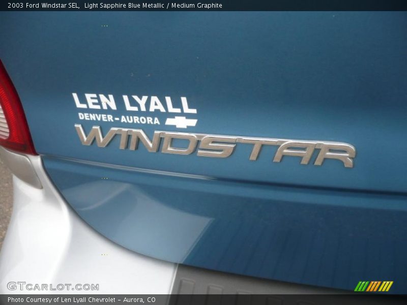 Light Sapphire Blue Metallic / Medium Graphite 2003 Ford Windstar SEL