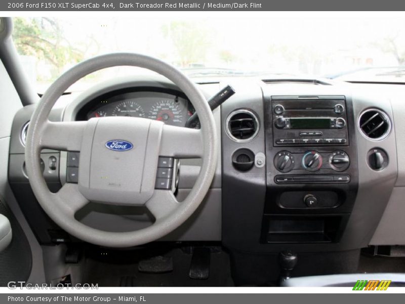 Dark Toreador Red Metallic / Medium/Dark Flint 2006 Ford F150 XLT SuperCab 4x4