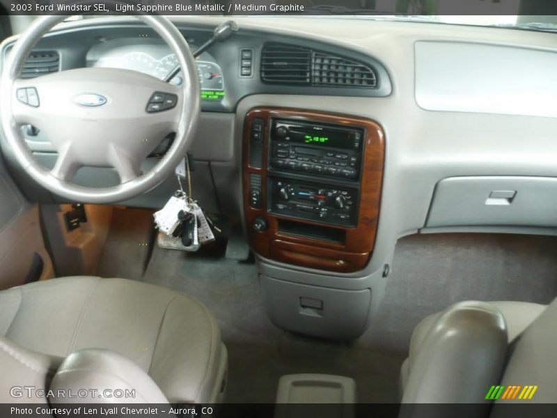 Light Sapphire Blue Metallic / Medium Graphite 2003 Ford Windstar SEL