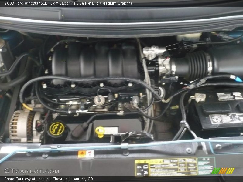 Light Sapphire Blue Metallic / Medium Graphite 2003 Ford Windstar SEL