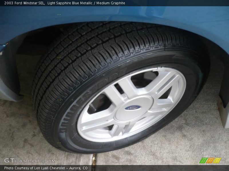 Light Sapphire Blue Metallic / Medium Graphite 2003 Ford Windstar SEL