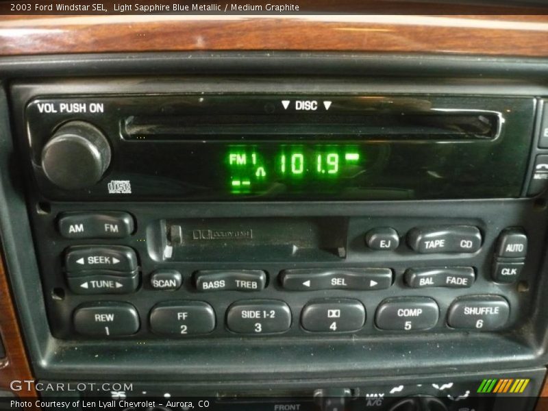 Light Sapphire Blue Metallic / Medium Graphite 2003 Ford Windstar SEL