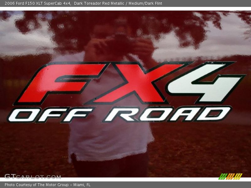 Dark Toreador Red Metallic / Medium/Dark Flint 2006 Ford F150 XLT SuperCab 4x4