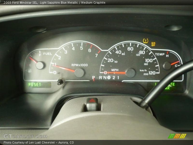 Light Sapphire Blue Metallic / Medium Graphite 2003 Ford Windstar SEL