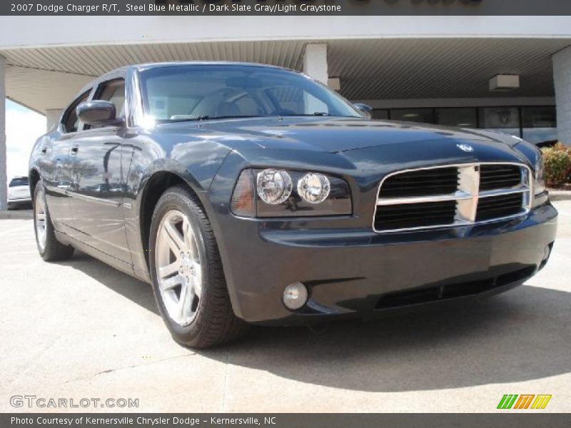 Steel Blue Metallic / Dark Slate Gray/Light Graystone 2007 Dodge Charger R/T