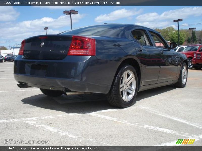 Steel Blue Metallic / Dark Slate Gray/Light Graystone 2007 Dodge Charger R/T