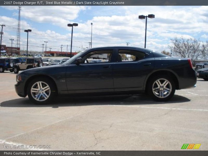 Steel Blue Metallic / Dark Slate Gray/Light Graystone 2007 Dodge Charger R/T