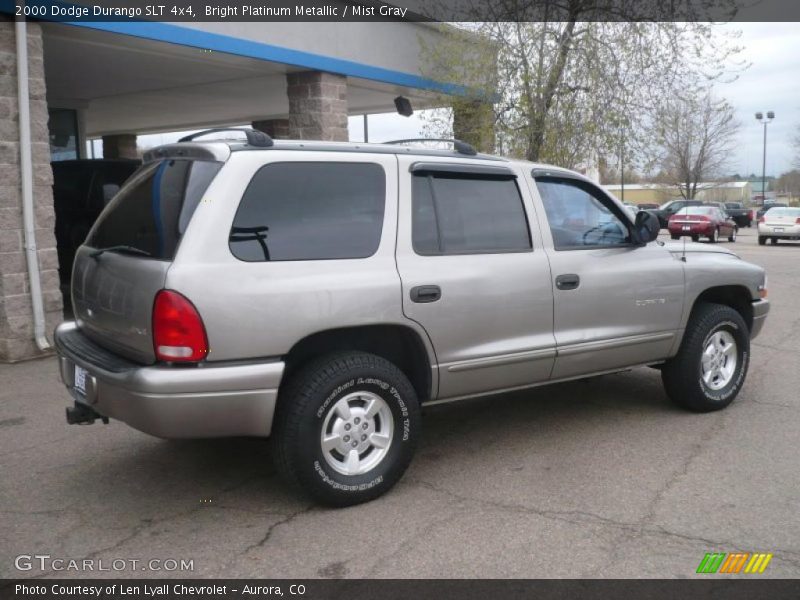 Bright Platinum Metallic / Mist Gray 2000 Dodge Durango SLT 4x4