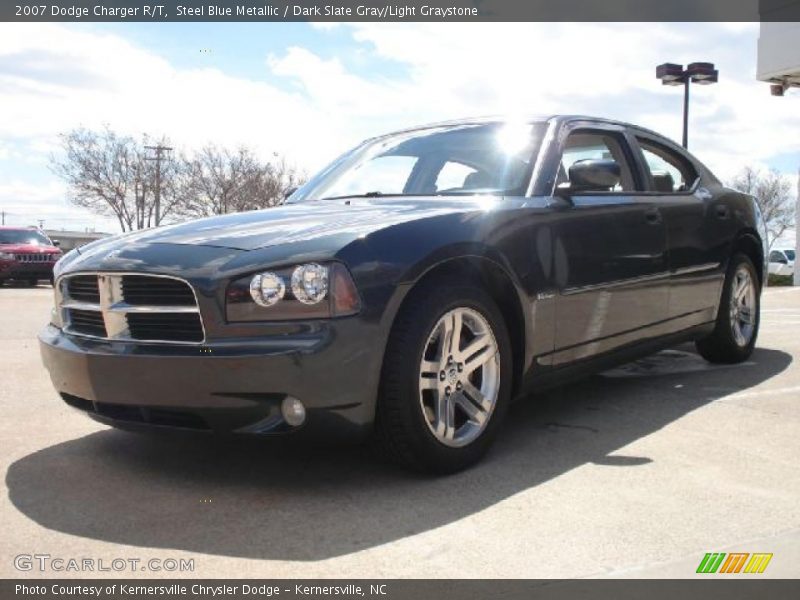 Steel Blue Metallic / Dark Slate Gray/Light Graystone 2007 Dodge Charger R/T
