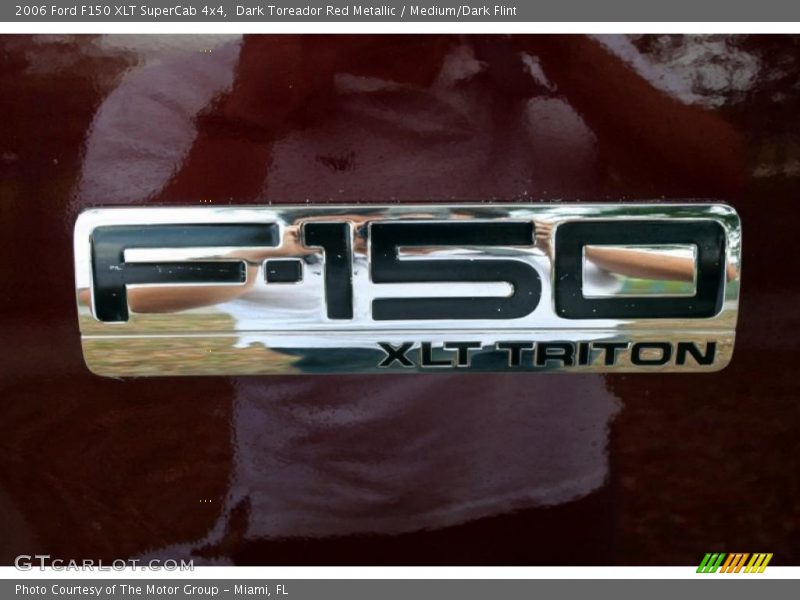 Dark Toreador Red Metallic / Medium/Dark Flint 2006 Ford F150 XLT SuperCab 4x4