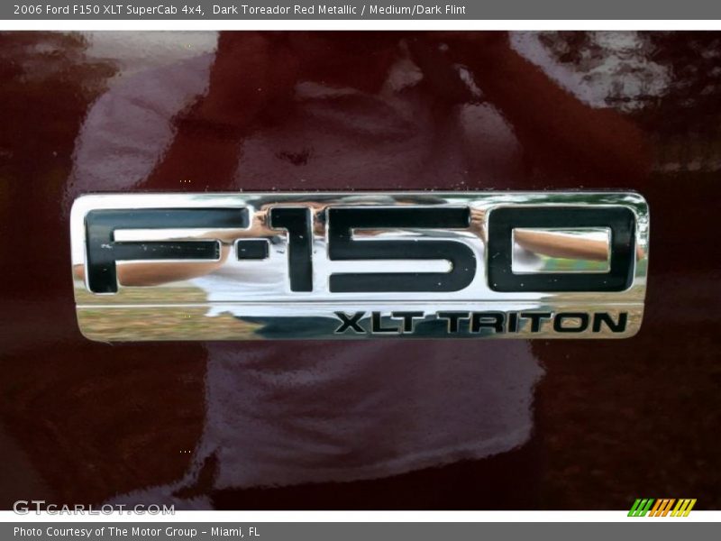 Dark Toreador Red Metallic / Medium/Dark Flint 2006 Ford F150 XLT SuperCab 4x4
