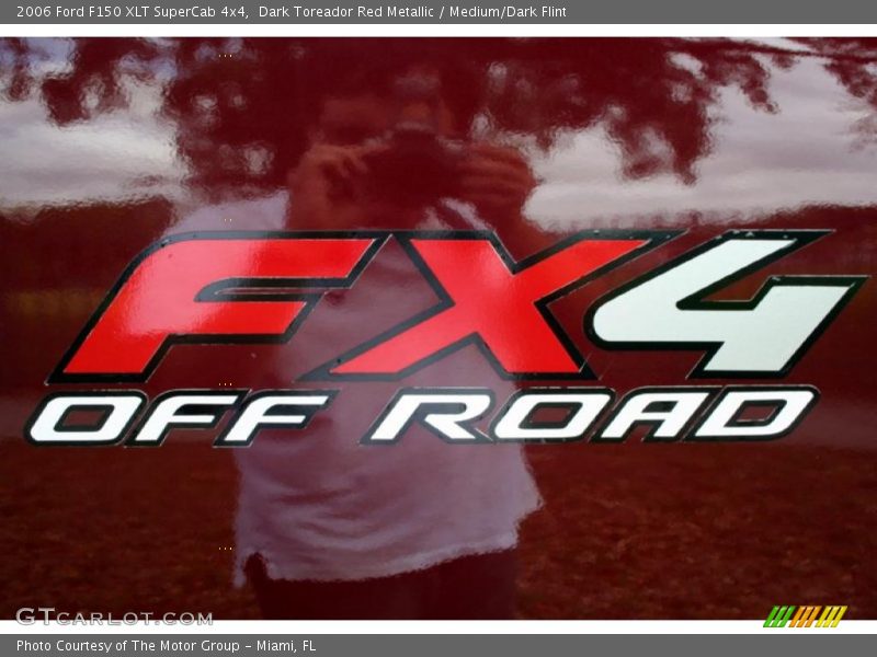 Dark Toreador Red Metallic / Medium/Dark Flint 2006 Ford F150 XLT SuperCab 4x4
