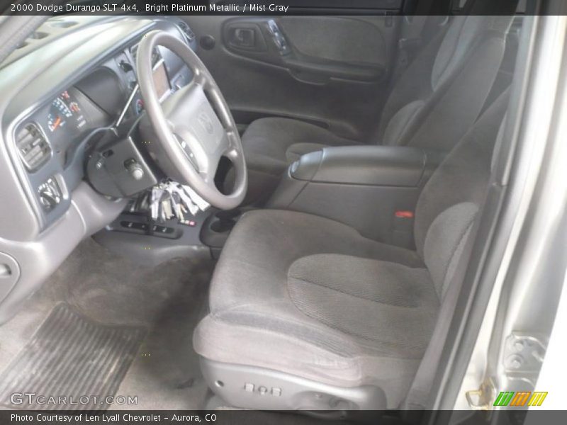  2000 Durango SLT 4x4 Mist Gray Interior