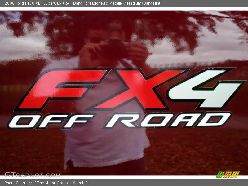 Dark Toreador Red Metallic / Medium/Dark Flint 2006 Ford F150 XLT SuperCab 4x4