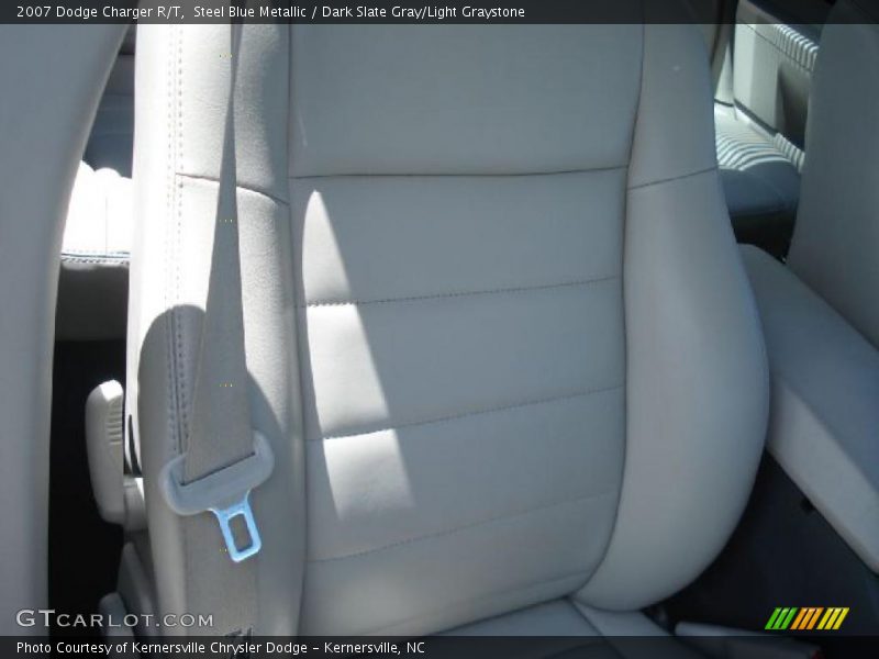 Steel Blue Metallic / Dark Slate Gray/Light Graystone 2007 Dodge Charger R/T