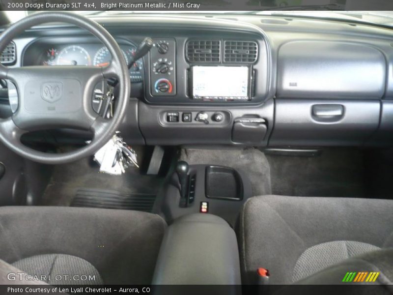 Bright Platinum Metallic / Mist Gray 2000 Dodge Durango SLT 4x4